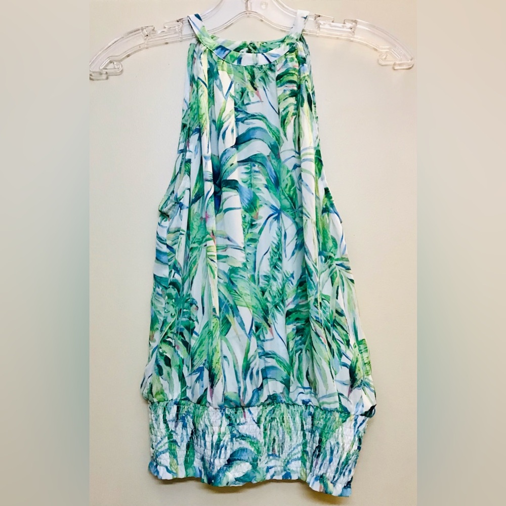 NWOT Joie Lightweight Tropical Print Tank Top